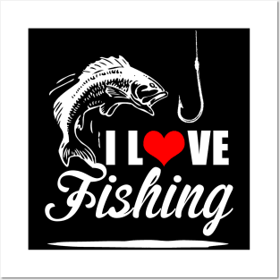 Lover Fishing Posters and Art